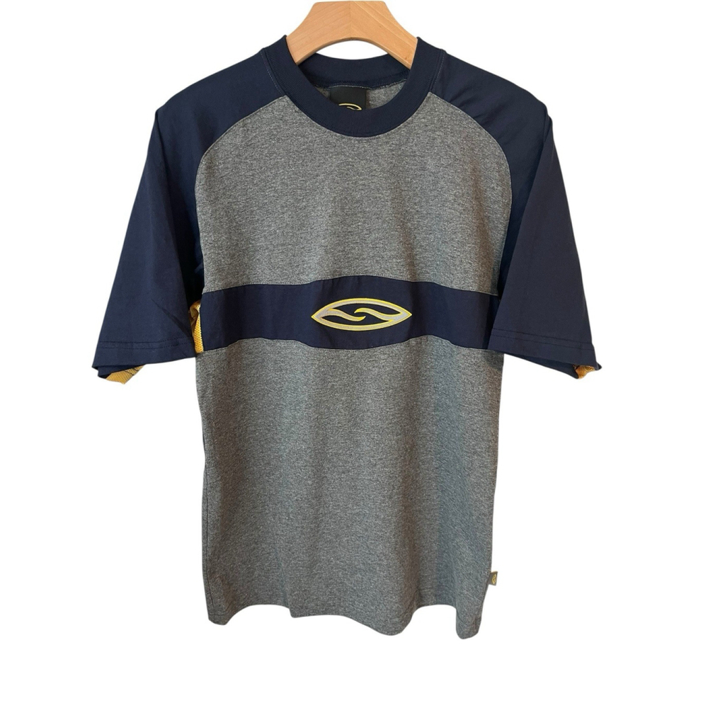 Smith T Shirt Mens Medium Gray Blue Yellow